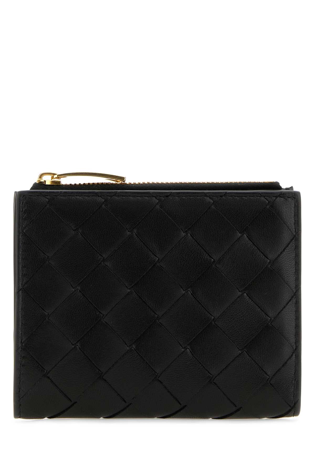Bottega Veneta Women Black Nappa Leather Wallet BOTTEGA VENETA