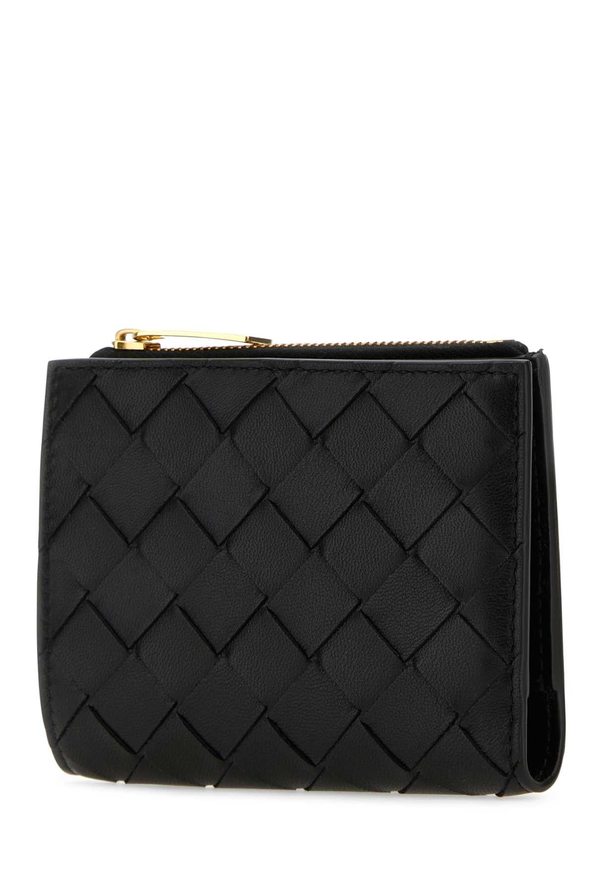 Bottega Veneta Women Black Nappa Leather Wallet BOTTEGA VENETA