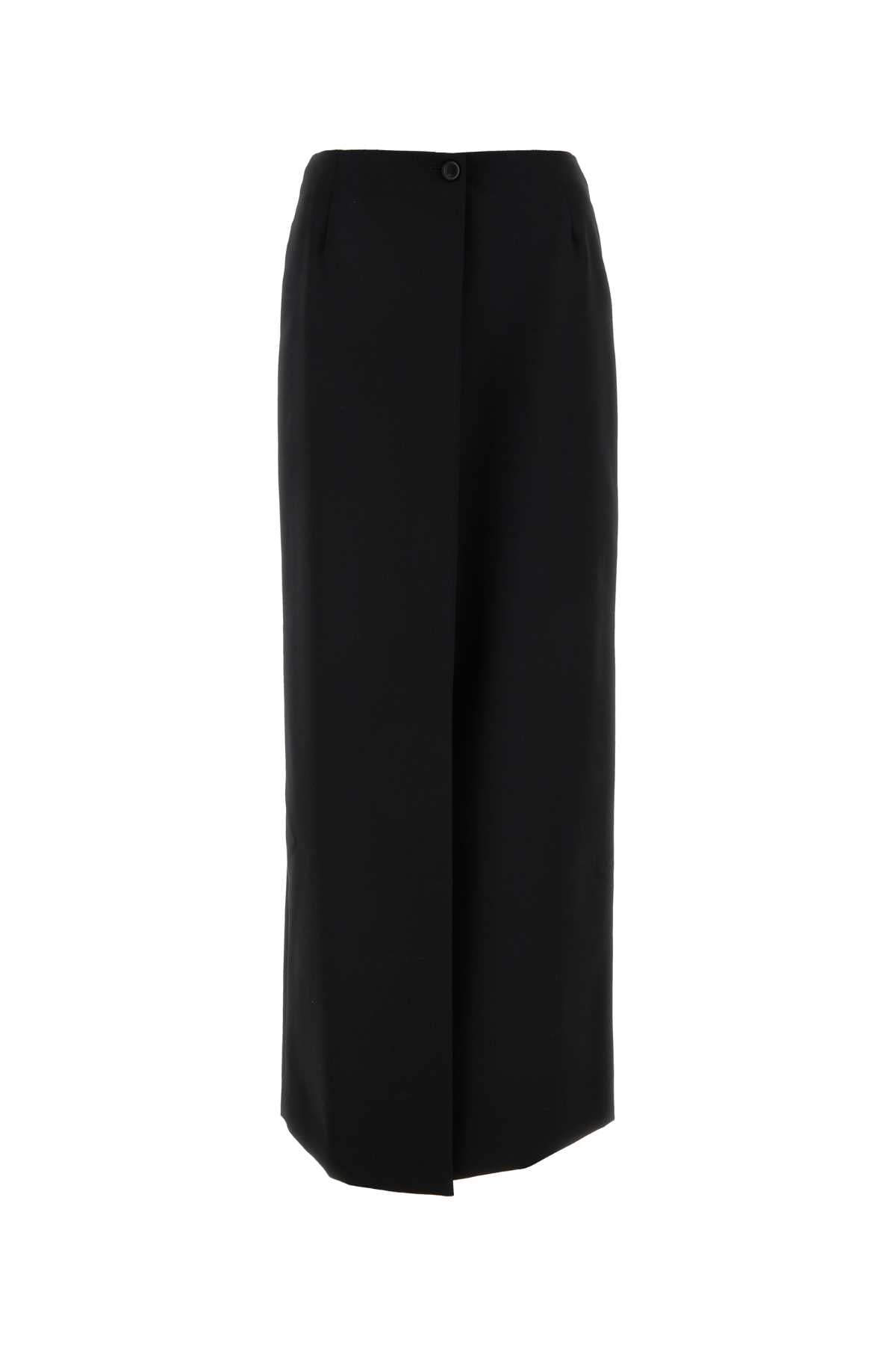 Givenchy Women Black Wool Blend Skirt GIVENCHY