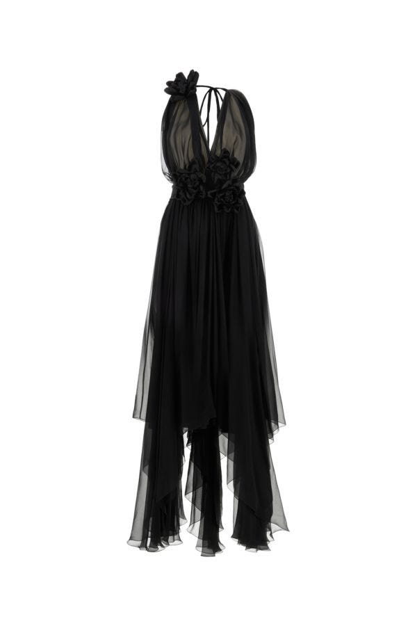 Dolce & Gabbana Woman Black Chiffon Dress