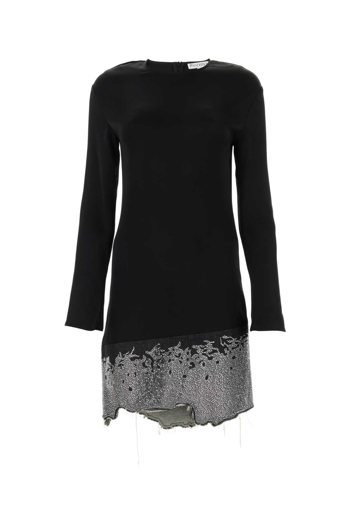 Jw Anderson Women Black Triacetate Blend Dress J.W. ANDERSON