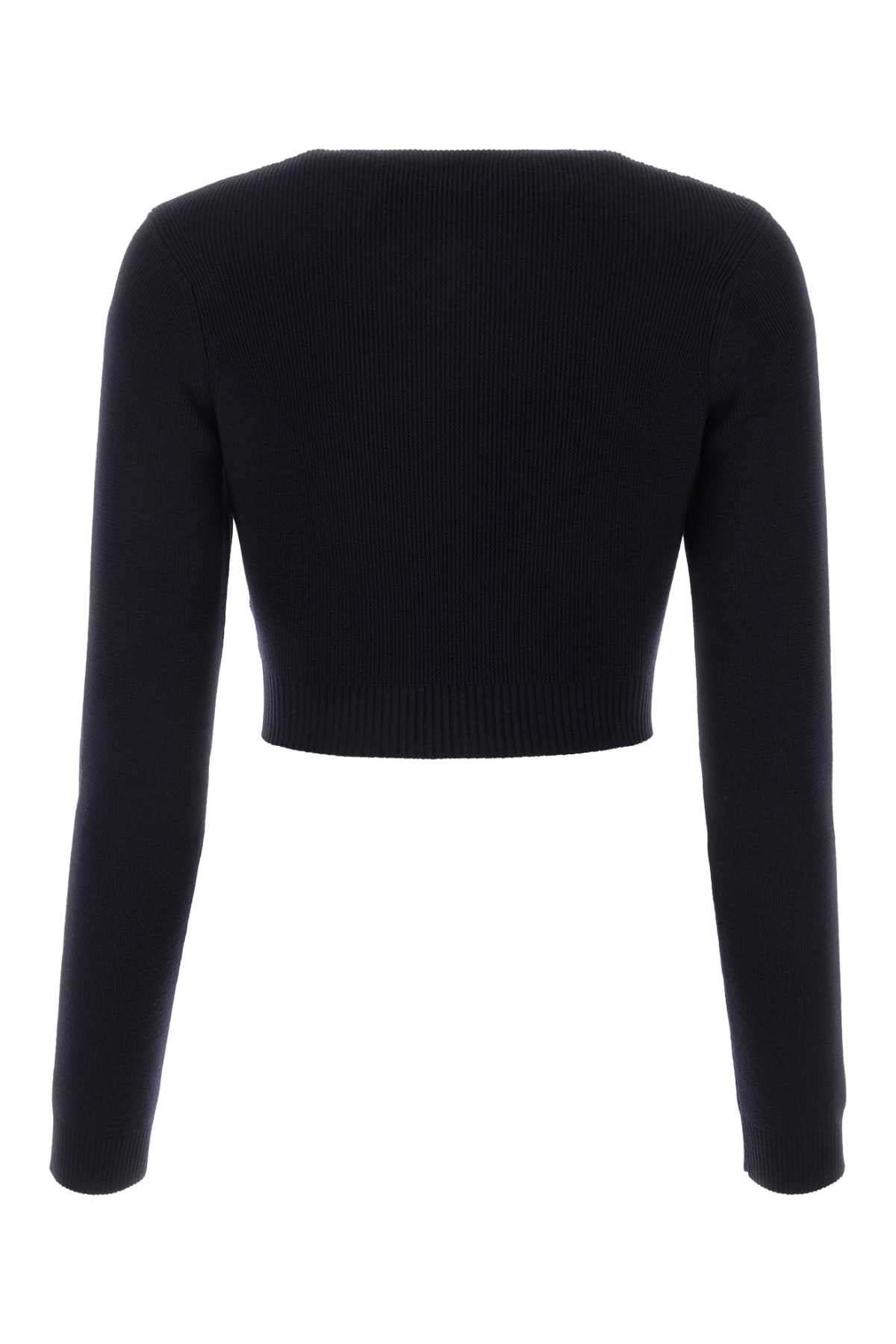 Jil Sander Women Midnight Blue Wool Sweater JIL SANDER