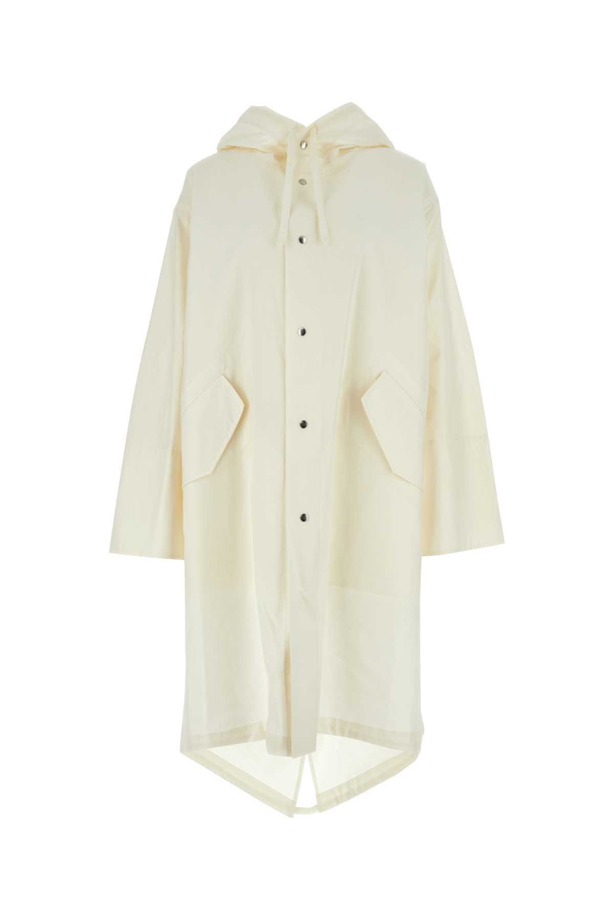 Jil Sander Women Ivory Cotton Parka JIL SANDER