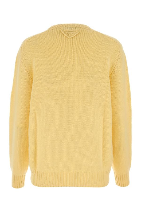 Prada Woman Yellow Wool Blend Sweater