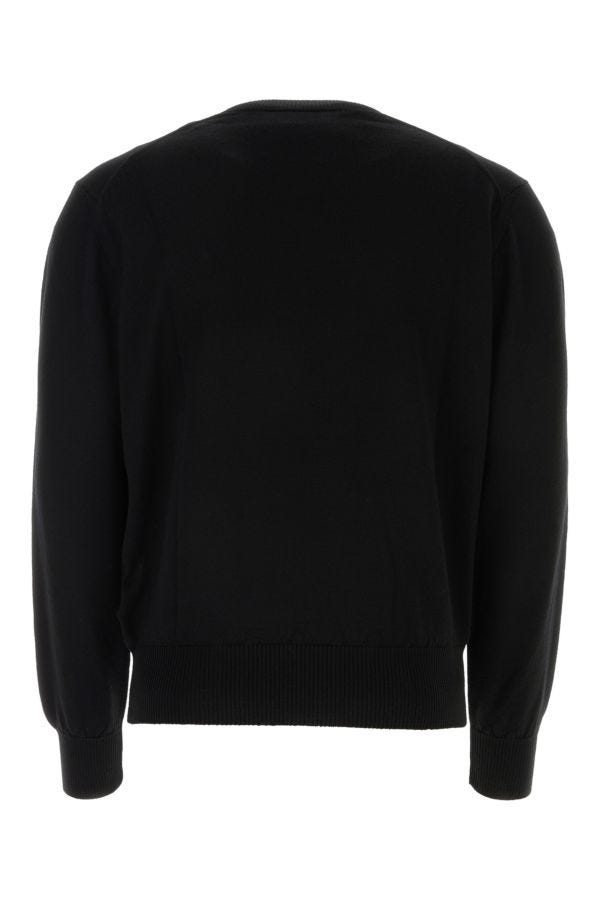 Ami Man Black Wool Sweater