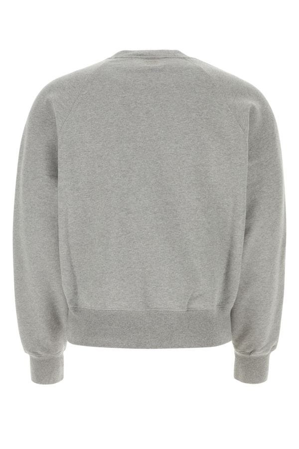 Ami Man Grey Cotton Sweatshirt