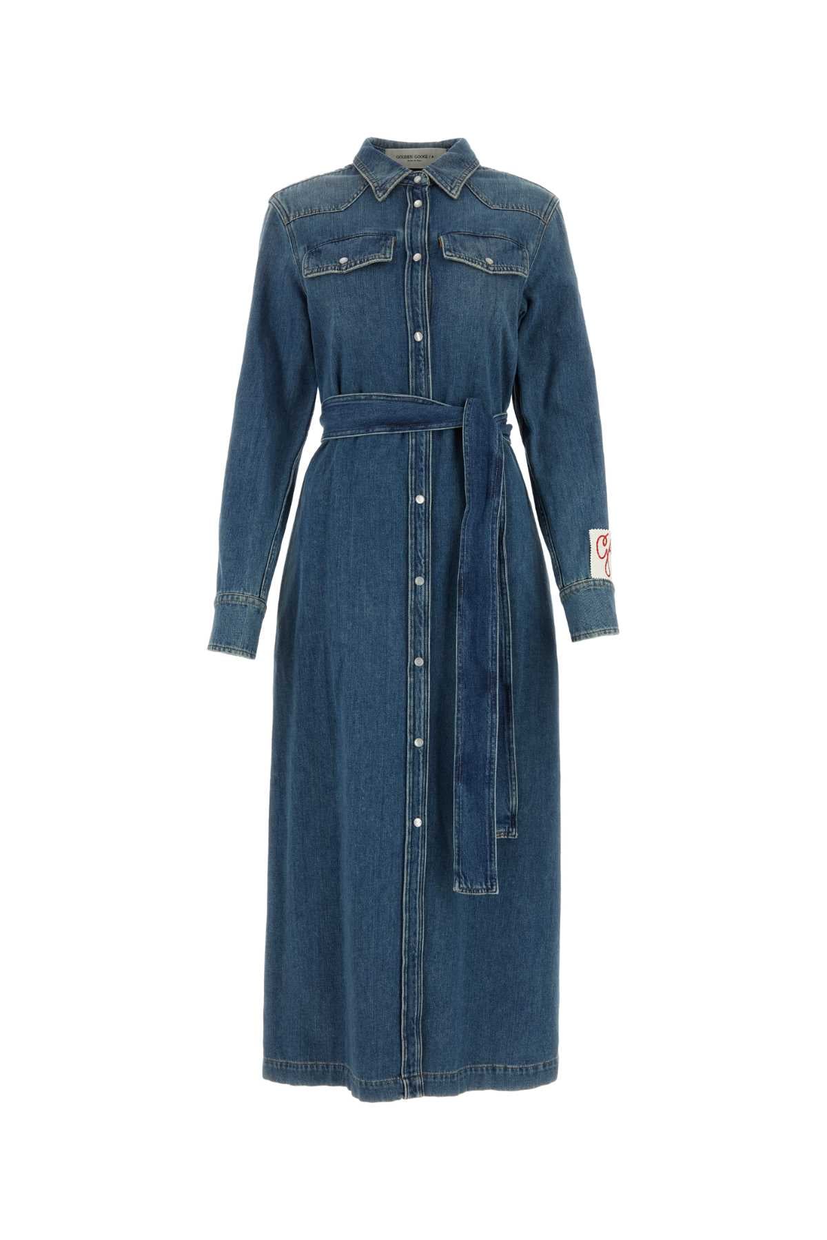 Golden Goose Deluxe Brand Women Denim Dana Shirt Dress GOLDEN GOOSE