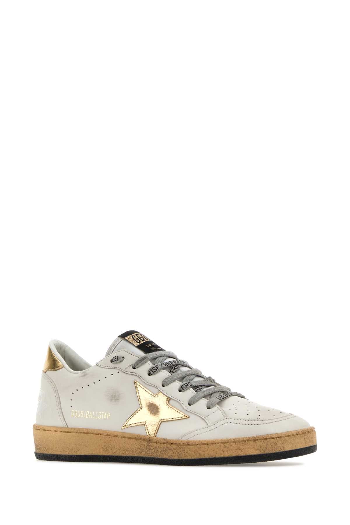 Golden Goose Deluxe Brand Women White Leather Ball Star Sneakers GOLDEN GOOSE