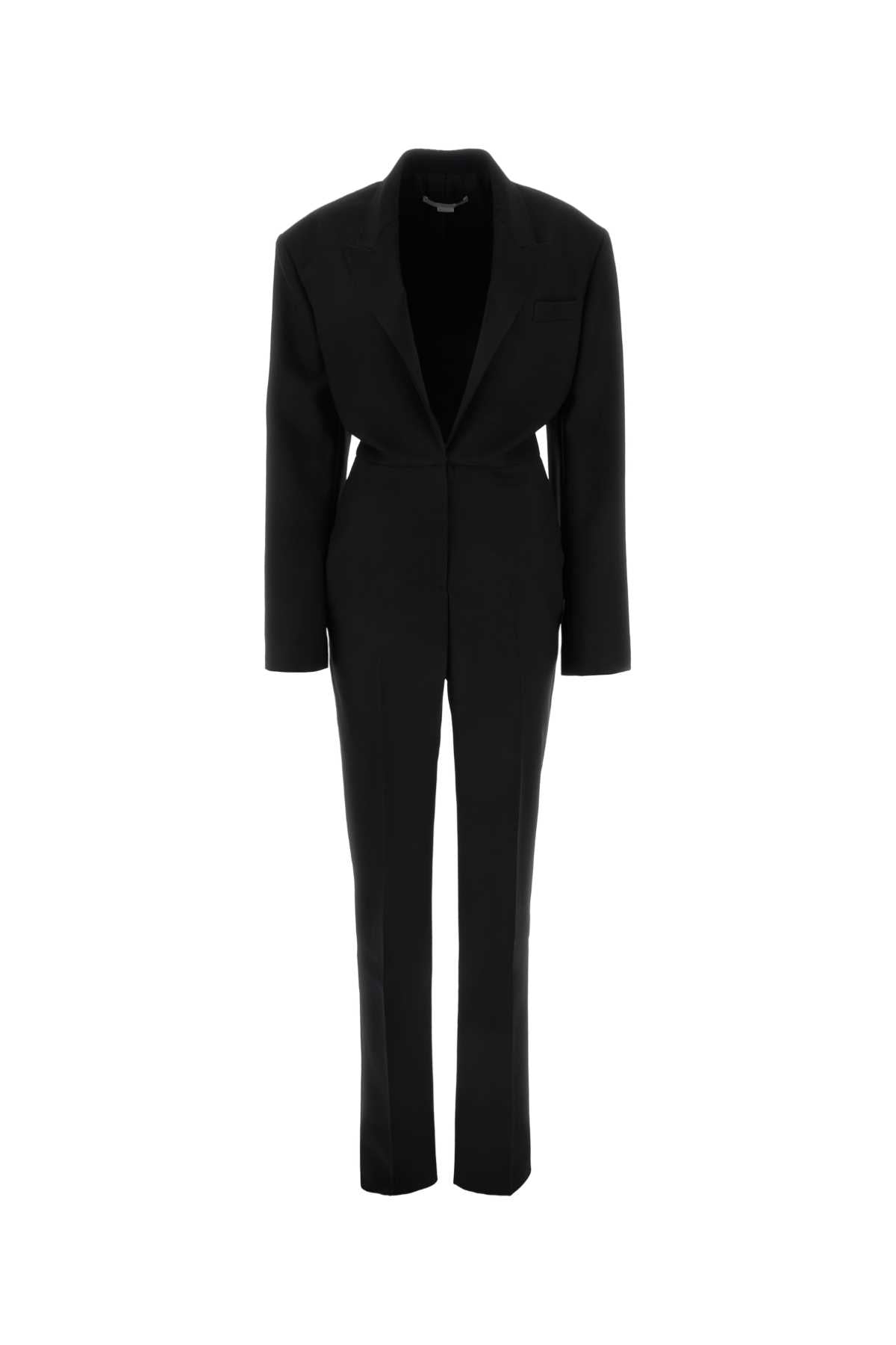 Stella Mccartney Women Black Wool Jumpsuit STELLA MCCARTNEY