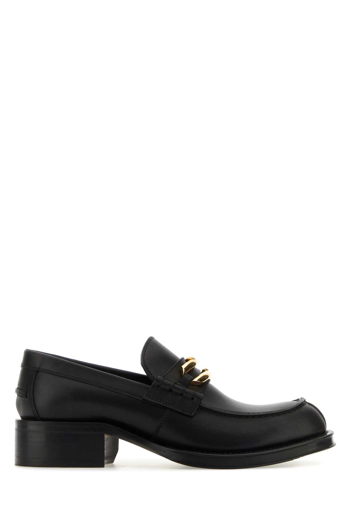 Lanvin Women Black Leather Medley Loafers LANVIN