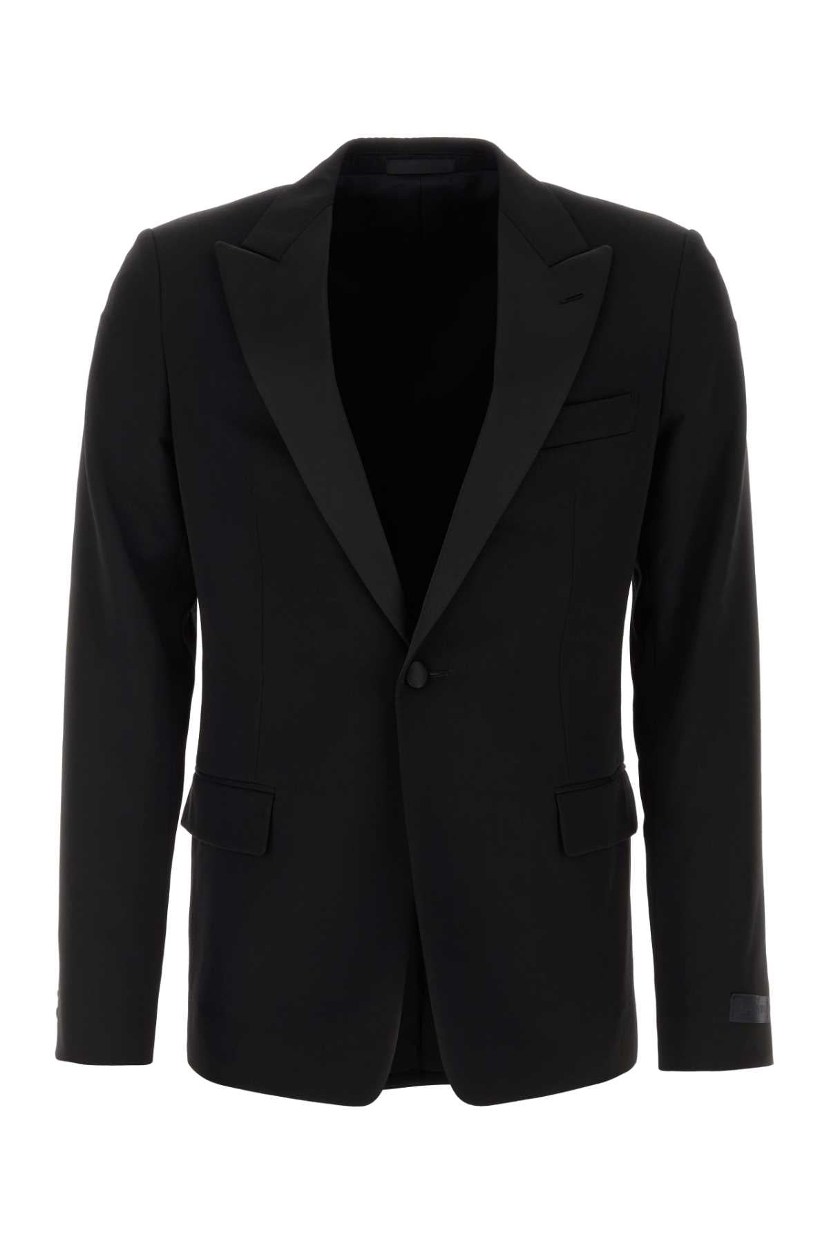 Lanvin Men Black Wool Blazer LANVIN