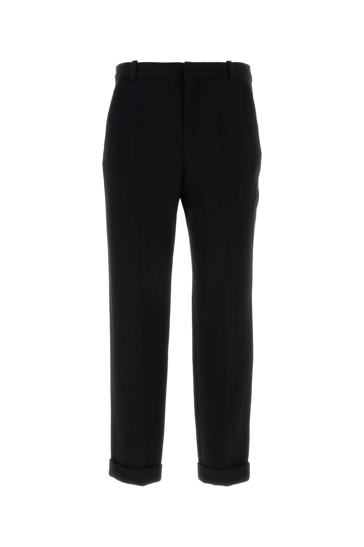 Balmain Men Black Wool Pant BALMAIN