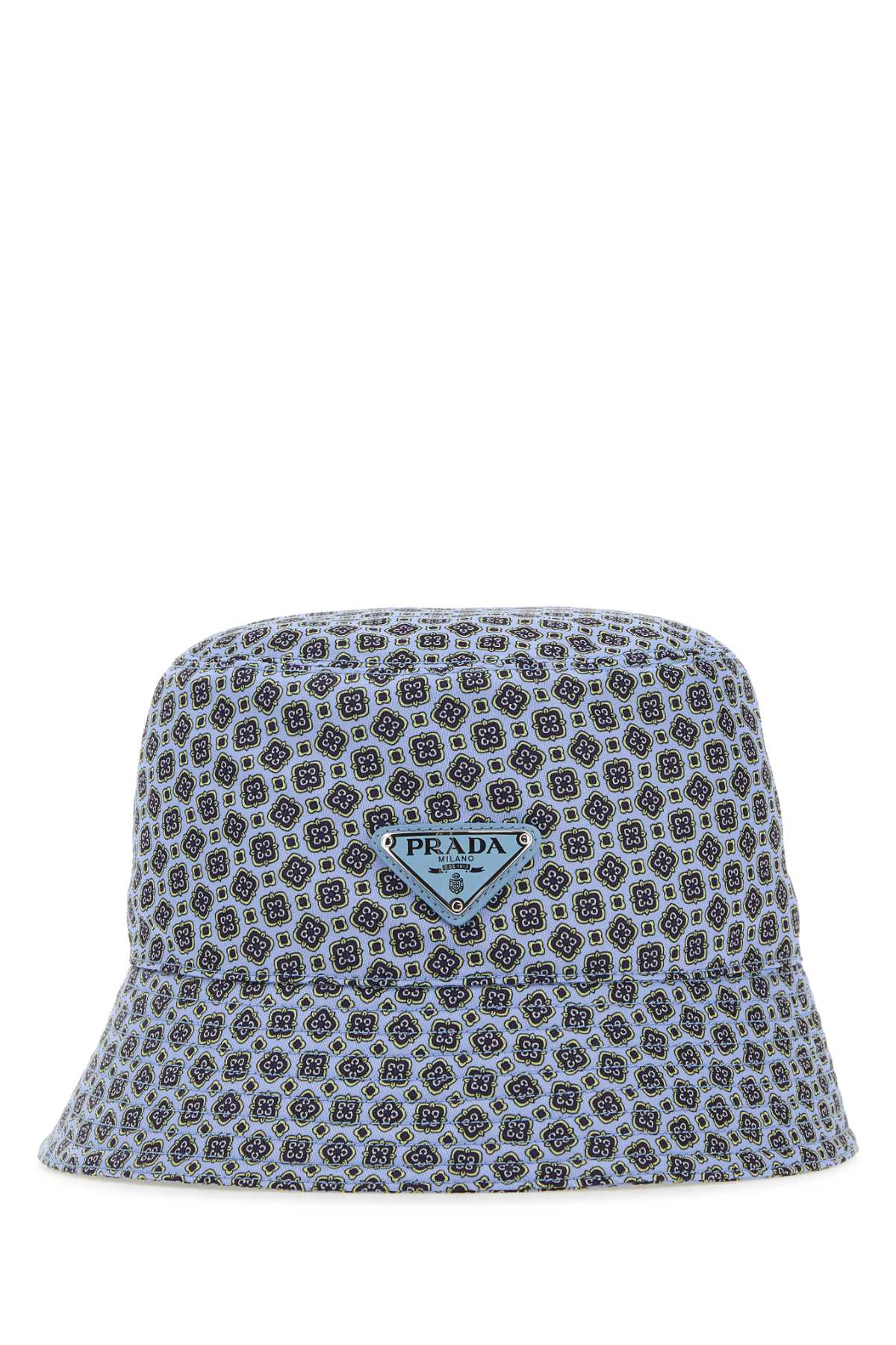 Prada Men Printed Re-Nylon Bucket Hat PRADA