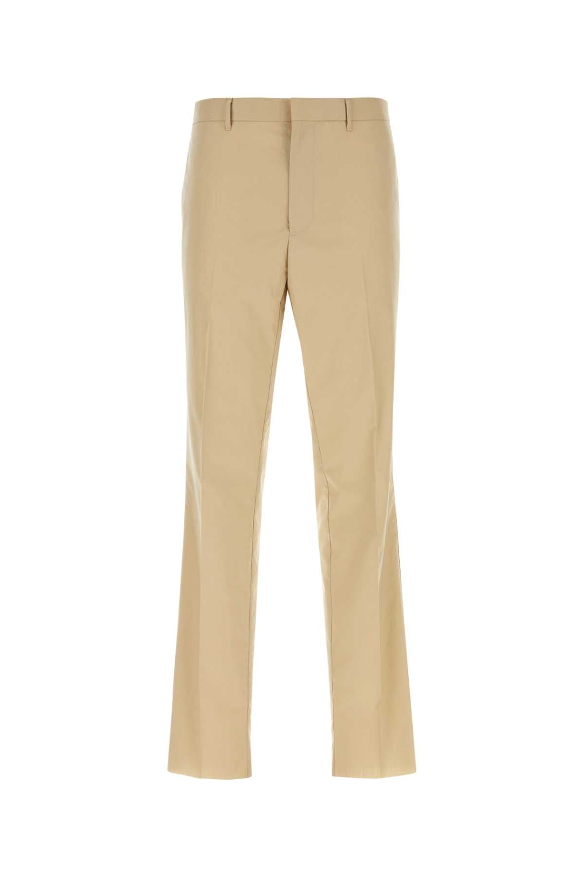 Prada Men Beige Cotton Pant PRADA