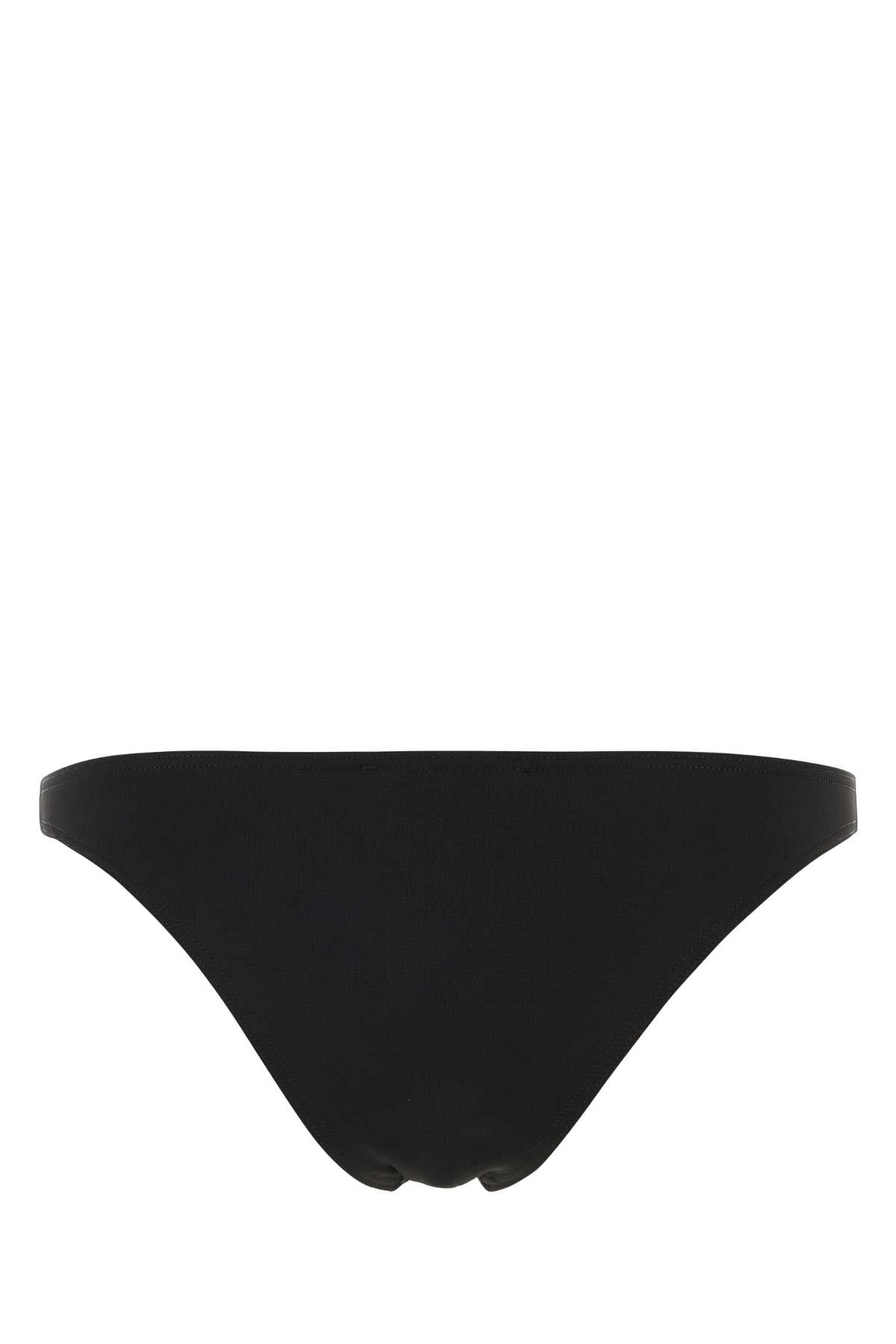 Prada Women Black Stretch Re-Nylon Bikini Bottom PRADA