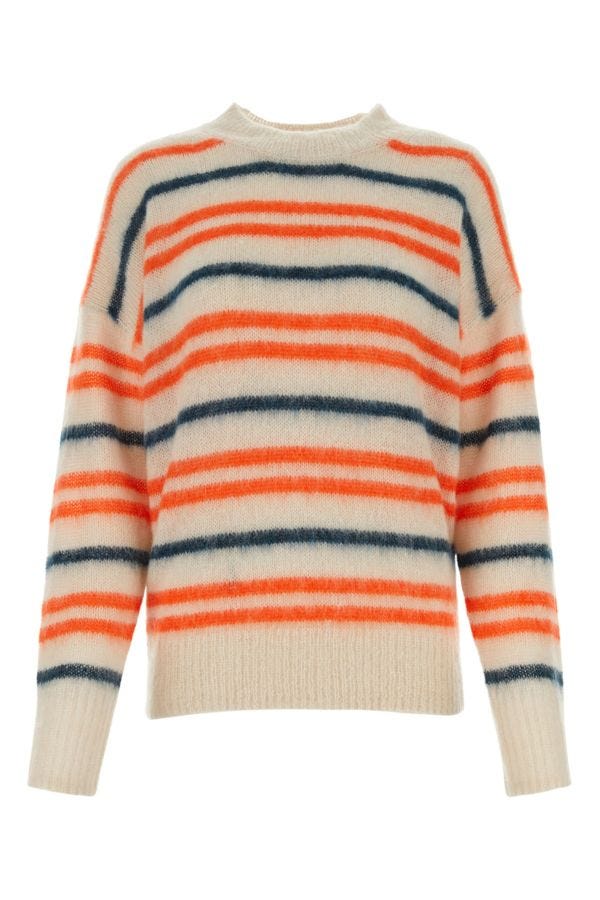 Isabel Marant Etoile Woman Embroidered Mohair Blend Drussel Sweater