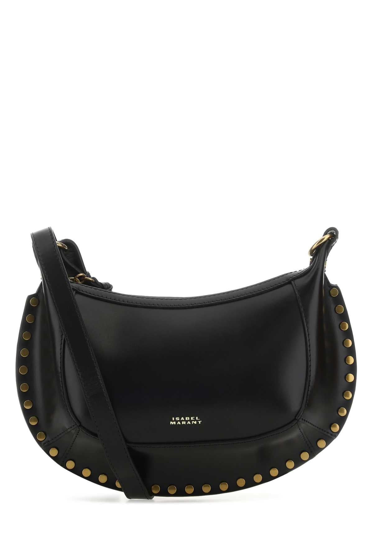 Isabel Marant Women Black Leather Oskan Shoulder Bag ISABEL MARANT