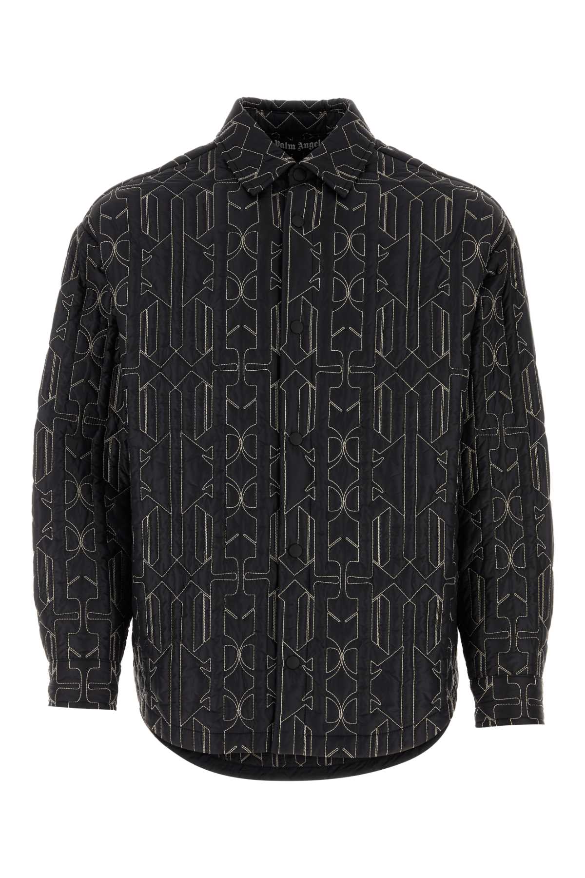 Palm Angels Men Embroidered Nylon Padded Shirt PALM ANGELS