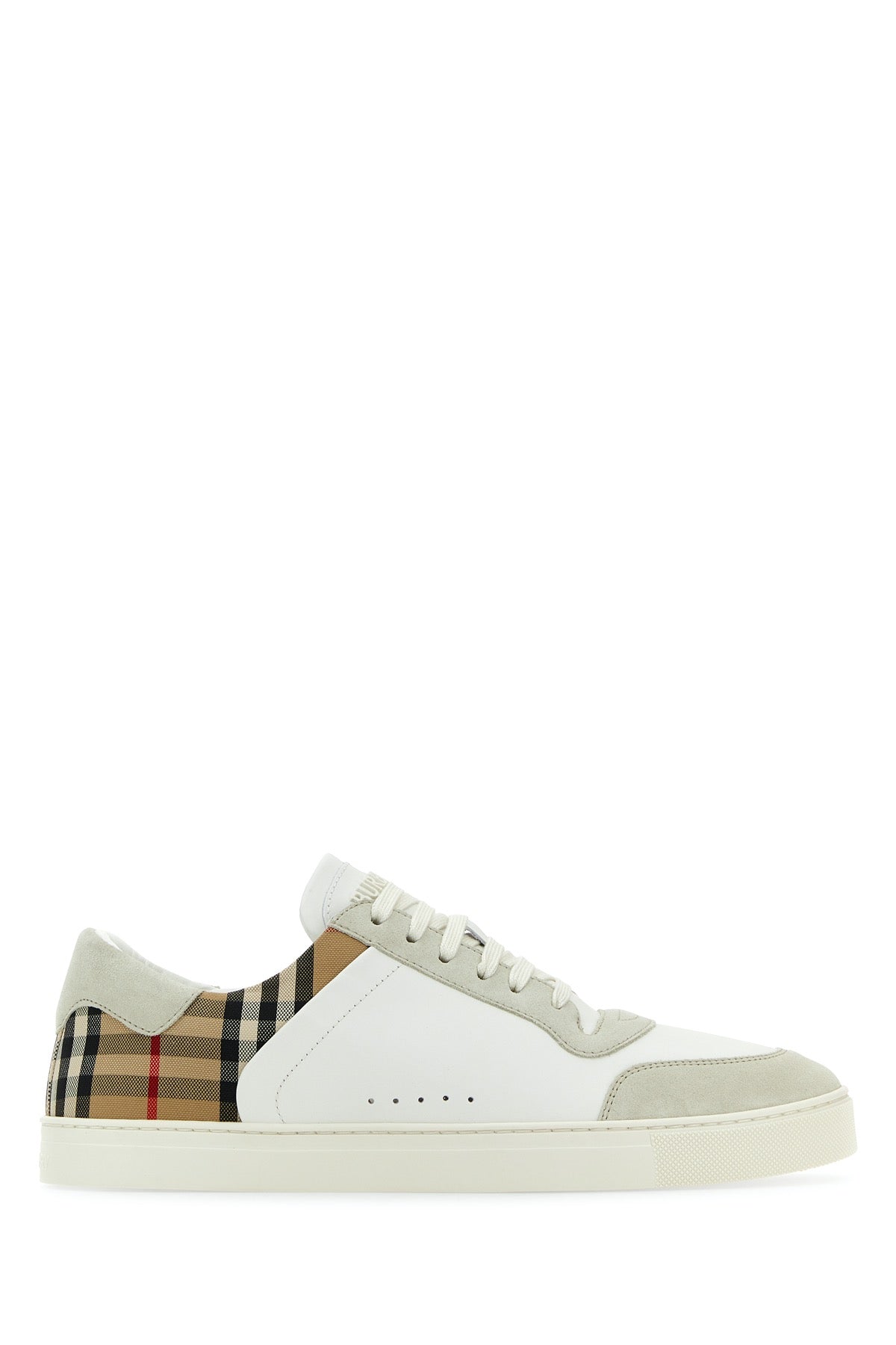 Burberry Men Multicolor Suede And Leather Sneakers BURBERRY