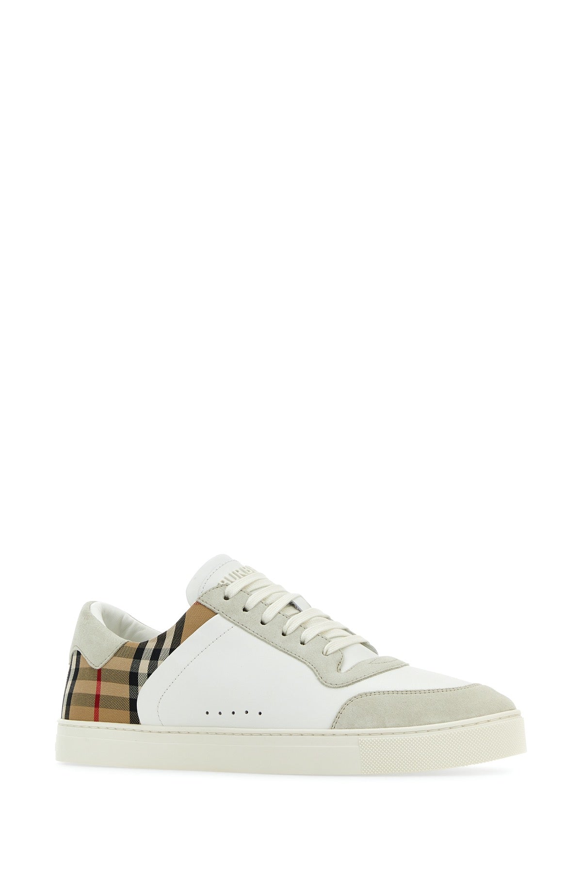 Burberry Men Multicolor Suede And Leather Sneakers BURBERRY