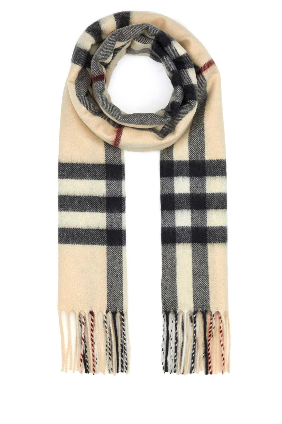 Burberry Unisex Embroidered Cashmere Scarf BURBERRY
