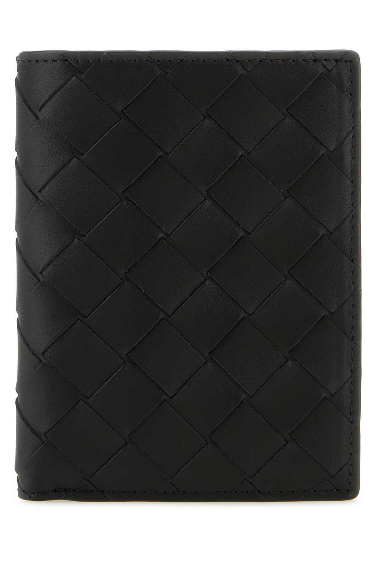 Bottega Veneta Men Black Leather Wallet BOTTEGA VENETA