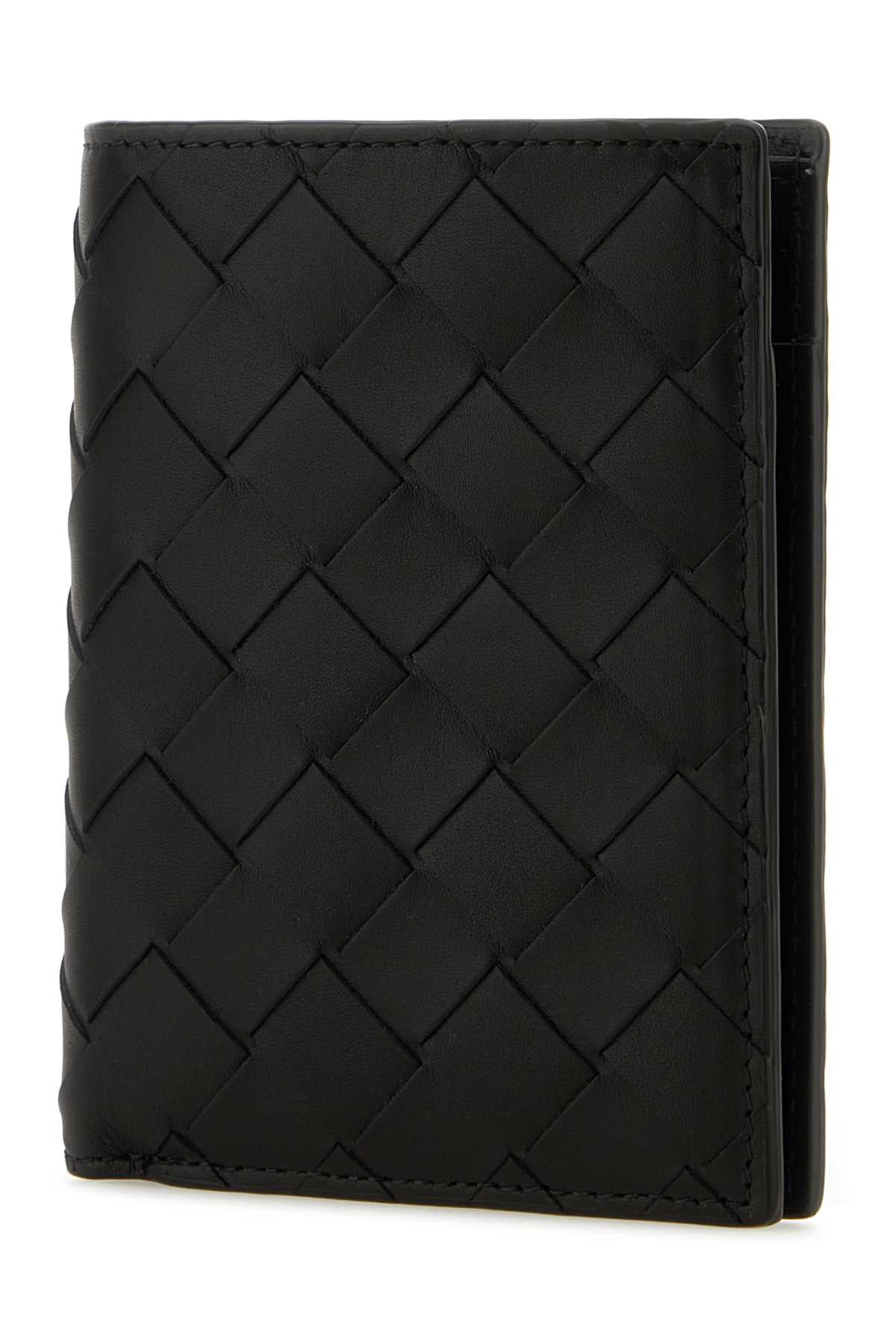 Bottega Veneta Men Black Leather Wallet BOTTEGA VENETA