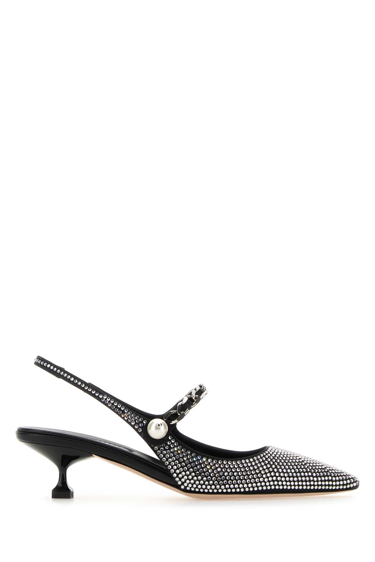 Miu Miu Women Embellished Satin Pumps MIU MIU