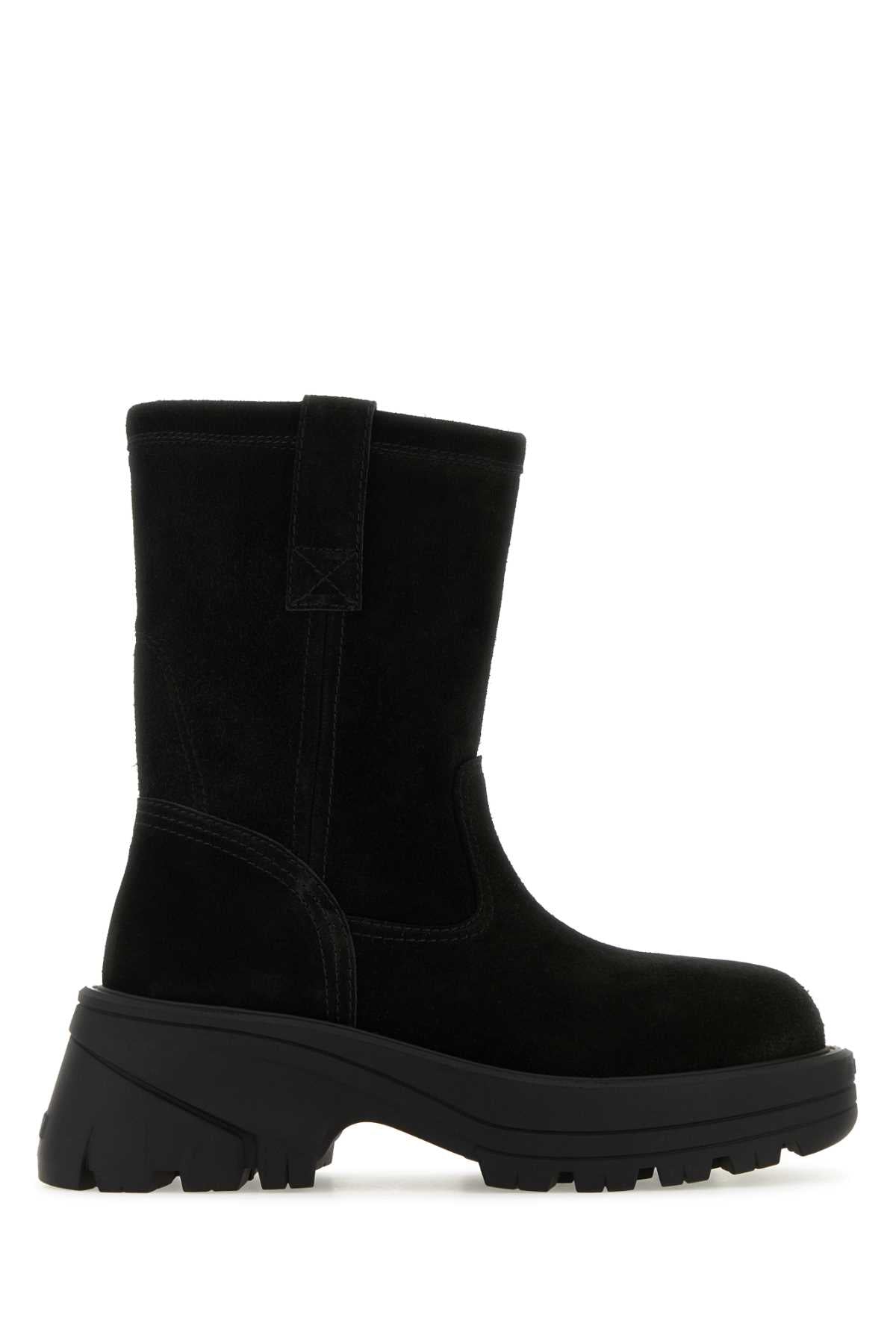 Alyx Black Suede Ankle Boots