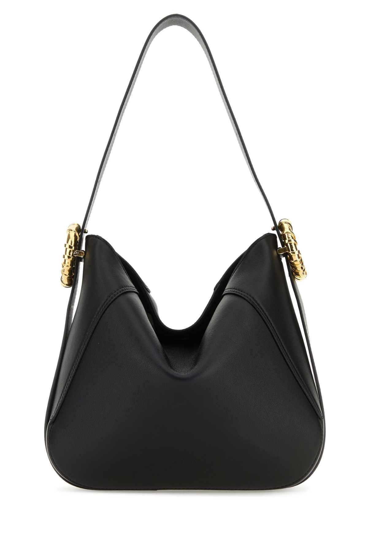Lanvin Women Black Leather Melodie Shoulder Bag LANVIN
