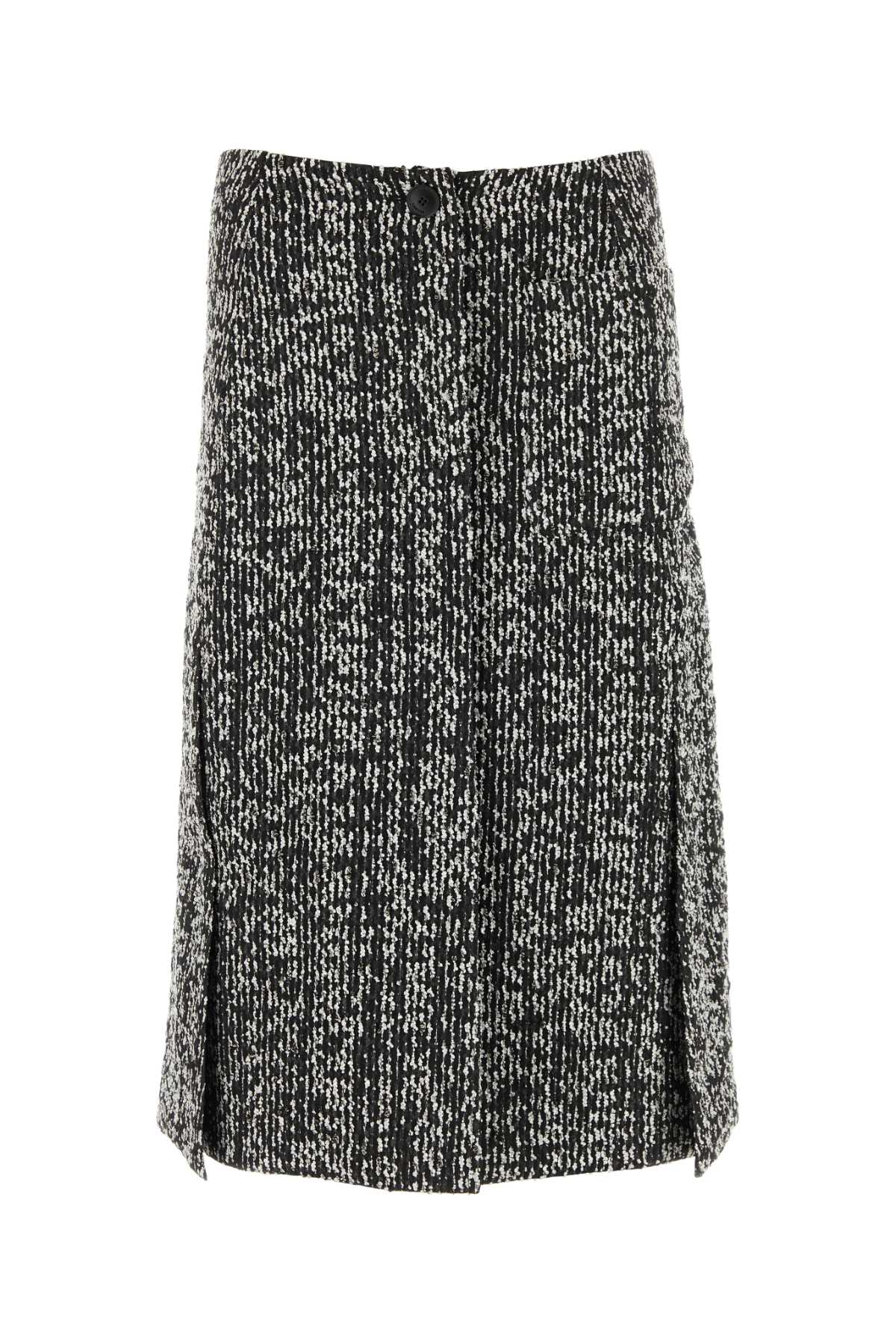 Lanvin Women Two-Tone Boucle Skirt LANVIN