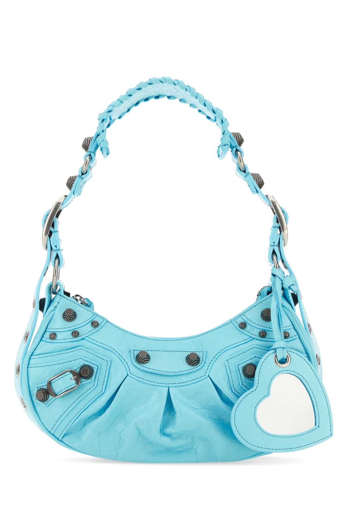 Balenciaga Women Light Blue Nappa Leather Le Cagole Xs Shoulder Bag BALENCIAGA