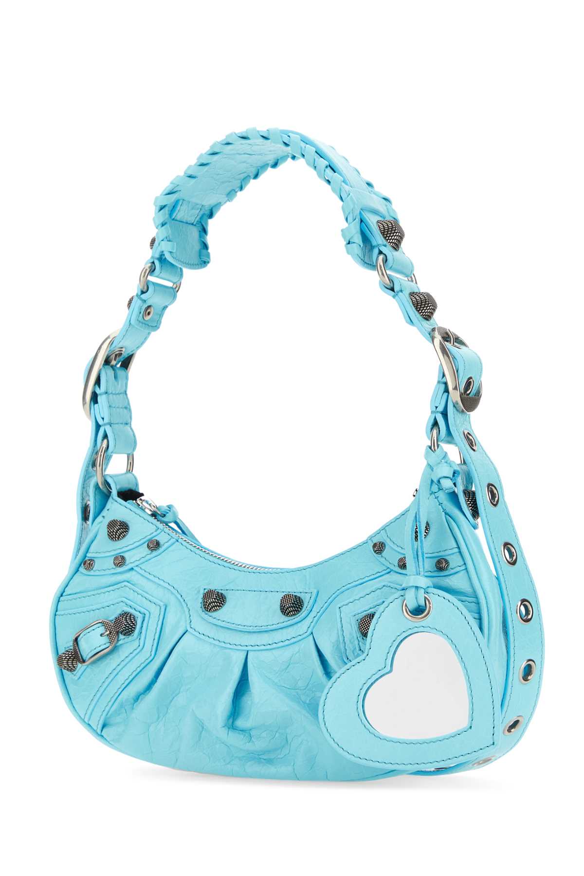 Balenciaga Women Light Blue Nappa Leather Le Cagole Xs Shoulder Bag BALENCIAGA