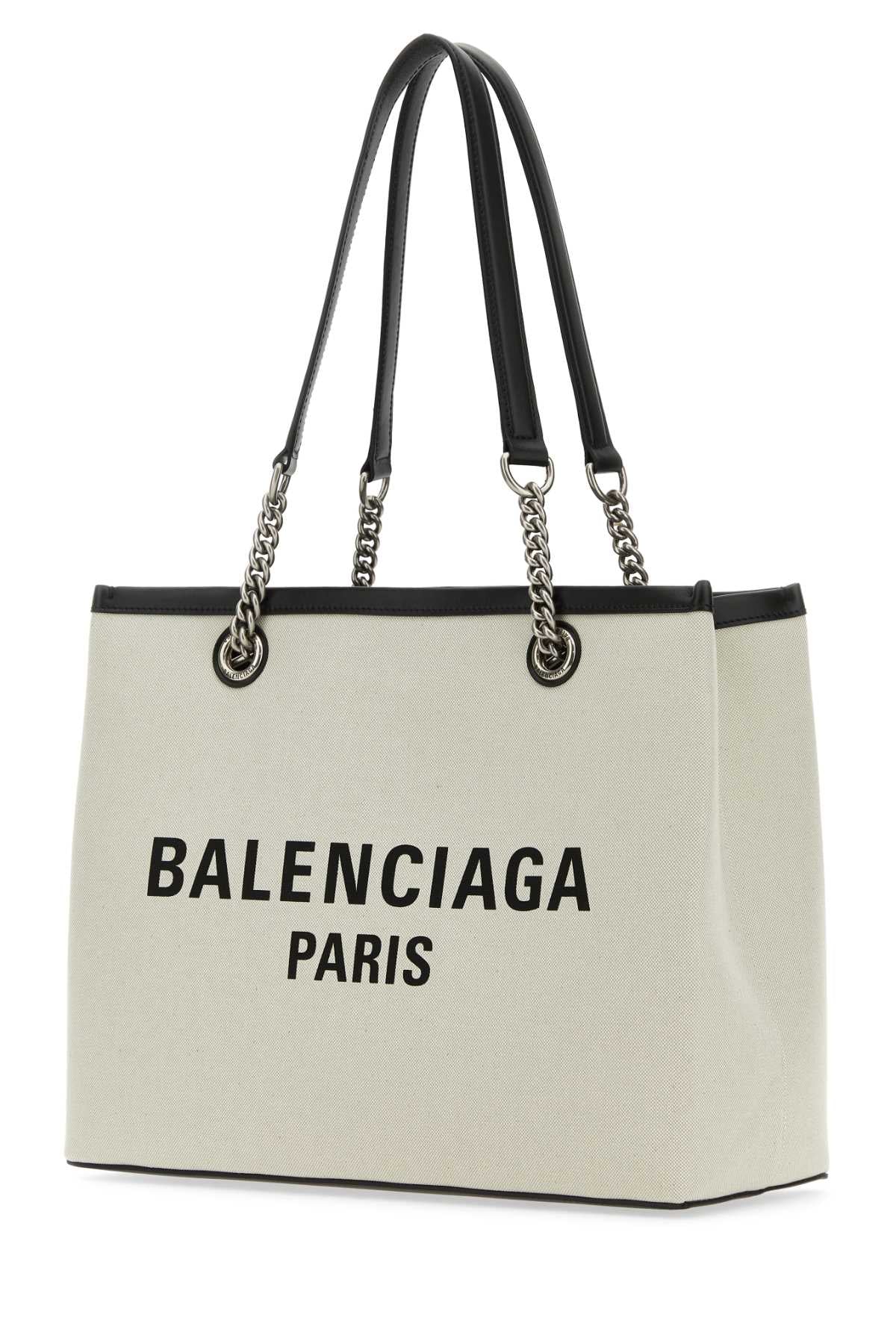 Balenciaga Women Ivory Canvas M Duty Free Shopping Bag BALENCIAGA