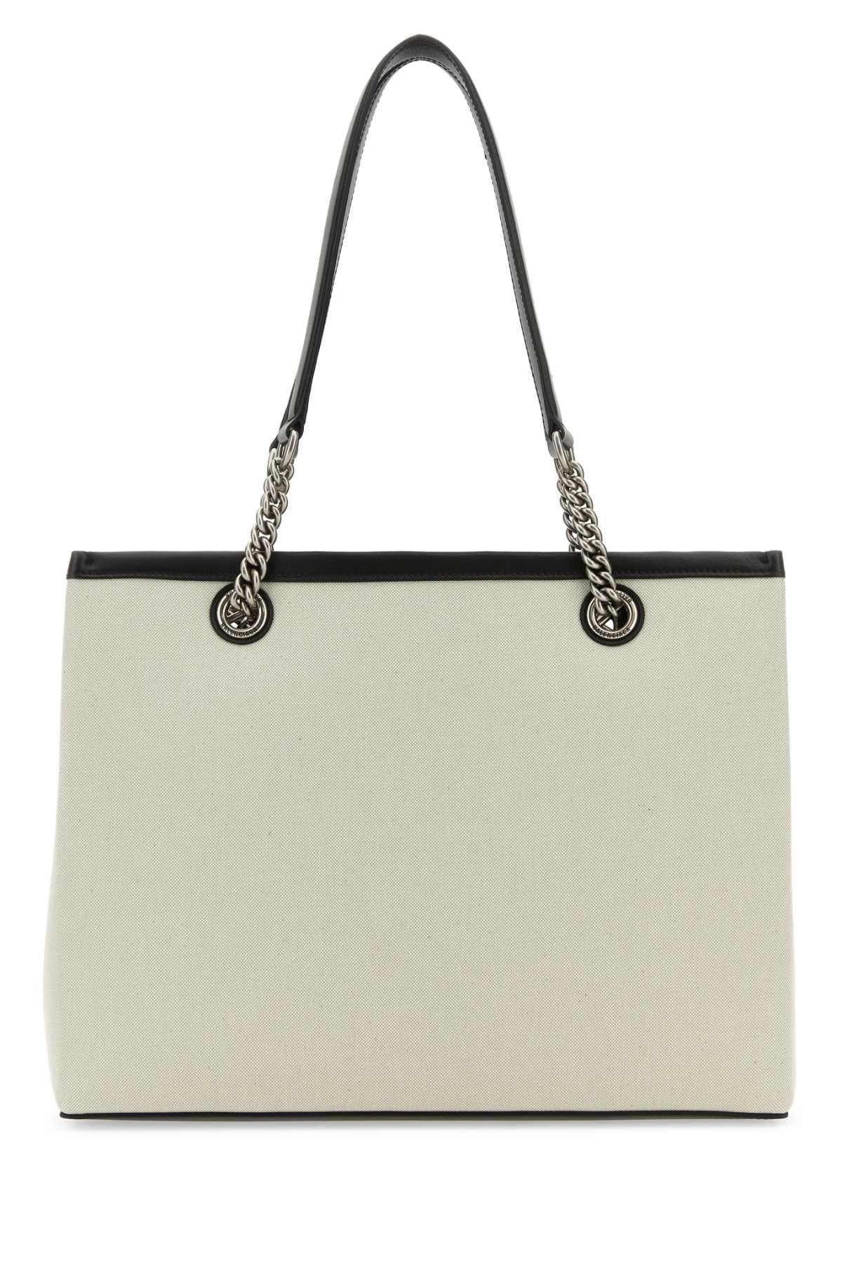 Balenciaga Women Ivory Canvas M Duty Free Shopping Bag BALENCIAGA