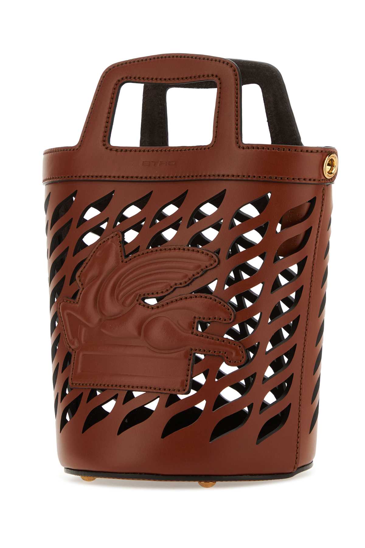 Etro Women Caramel Leather Bucket Bag