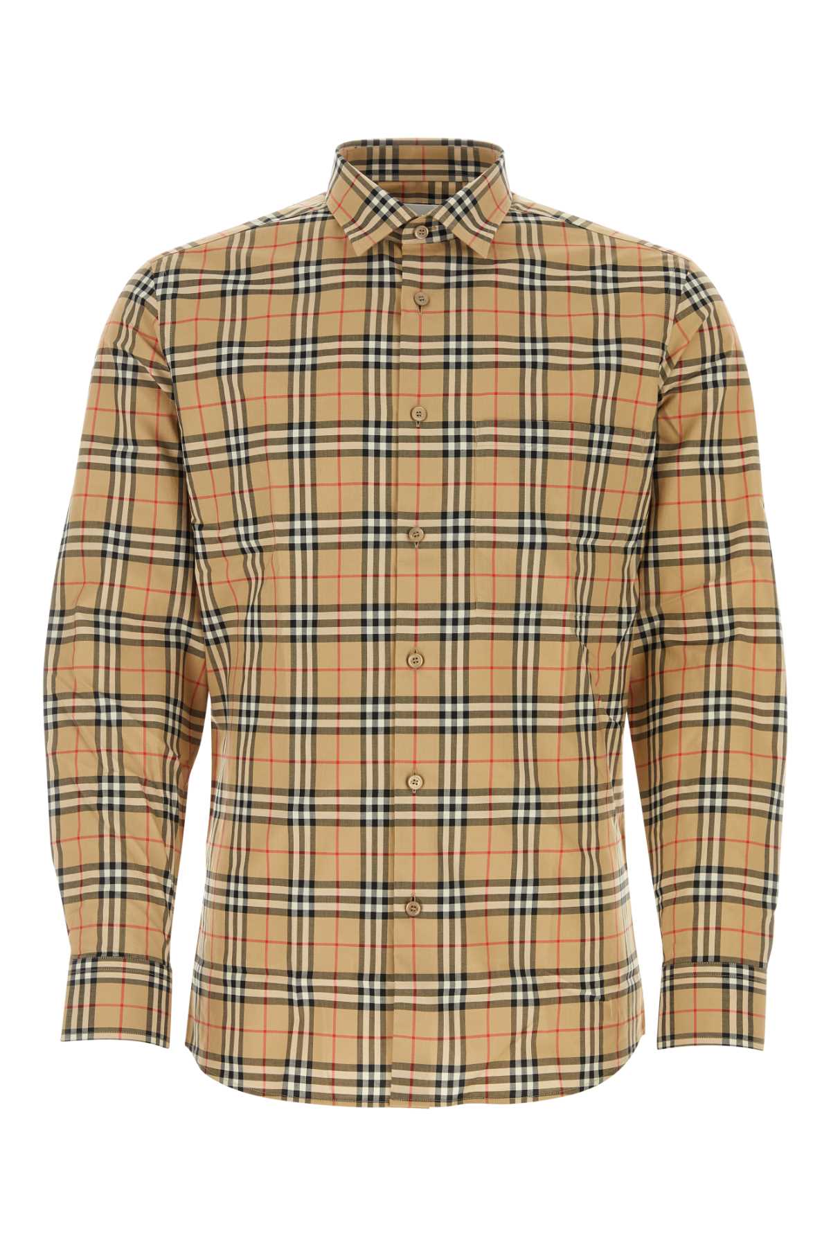 Burberry Men Embroidered Poplin Shirt BURBERRY