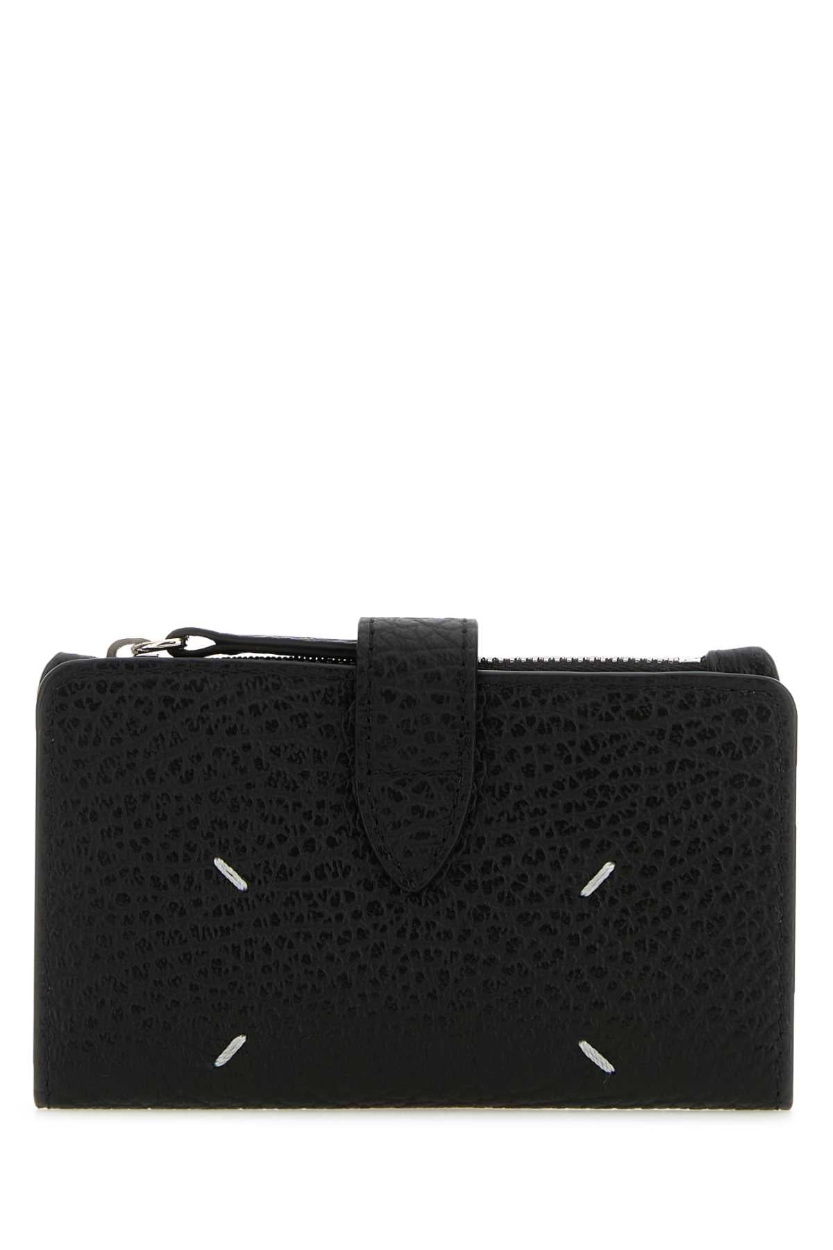 Maison Margiela Women Black Leather Wallet MAISON MARGIELA