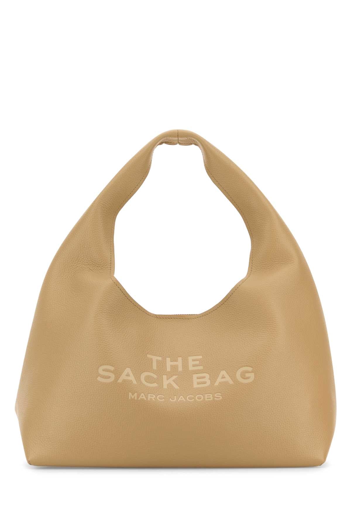 Marc Jacobs Women Beige Leather The Sack Bag Shopping Bag MARC JACOBS