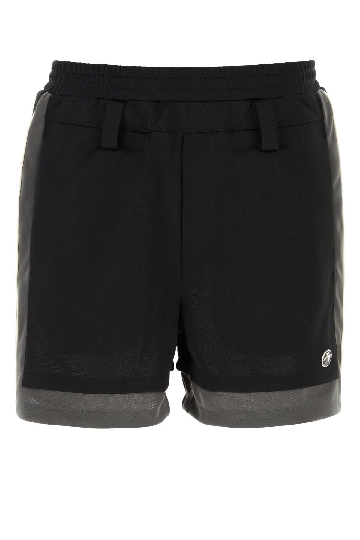 Ambush Men Black Polyester Bermuda Shorts AMBUSH
