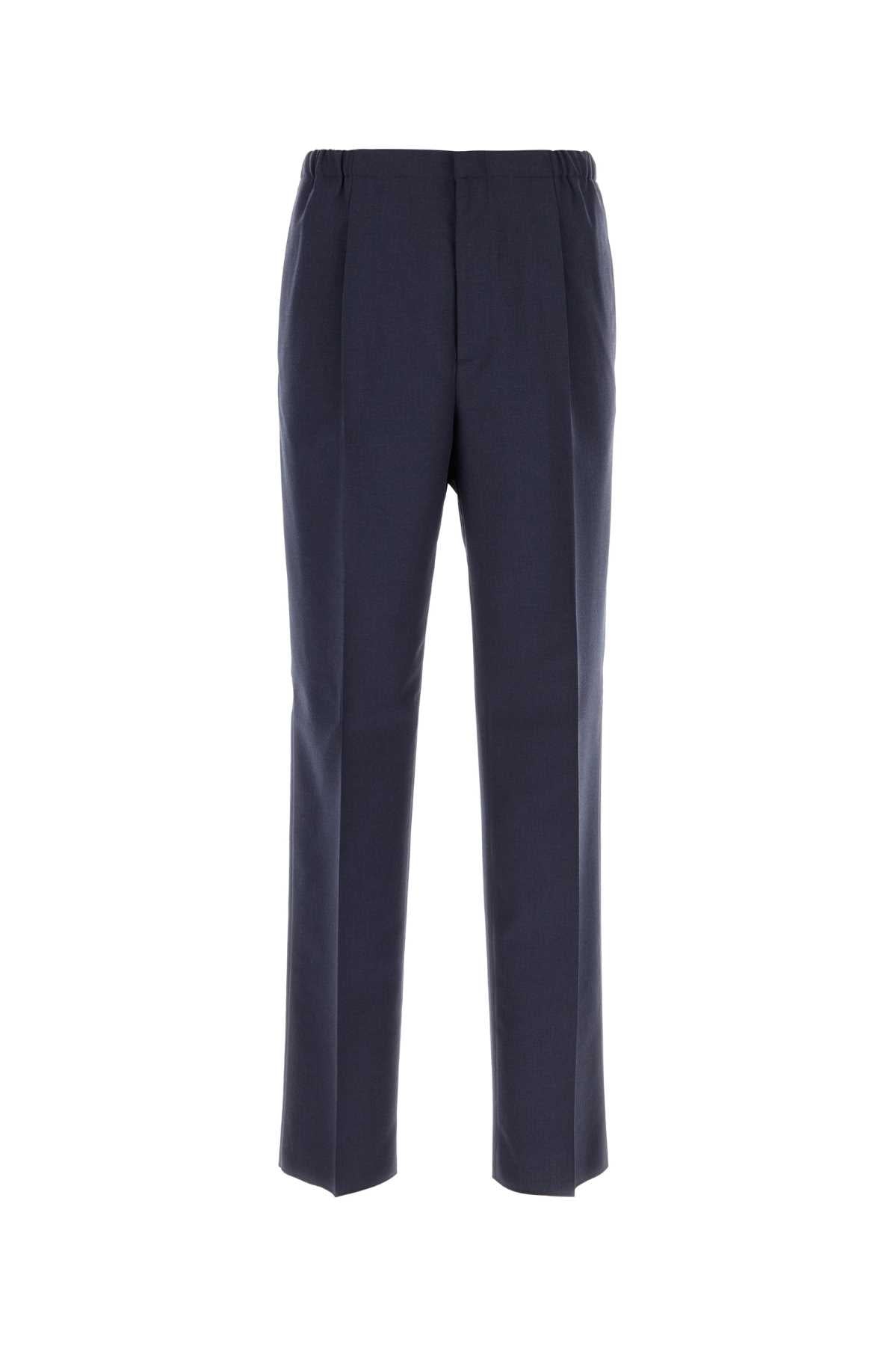 Fendi Men Blue Wool Pant FENDI