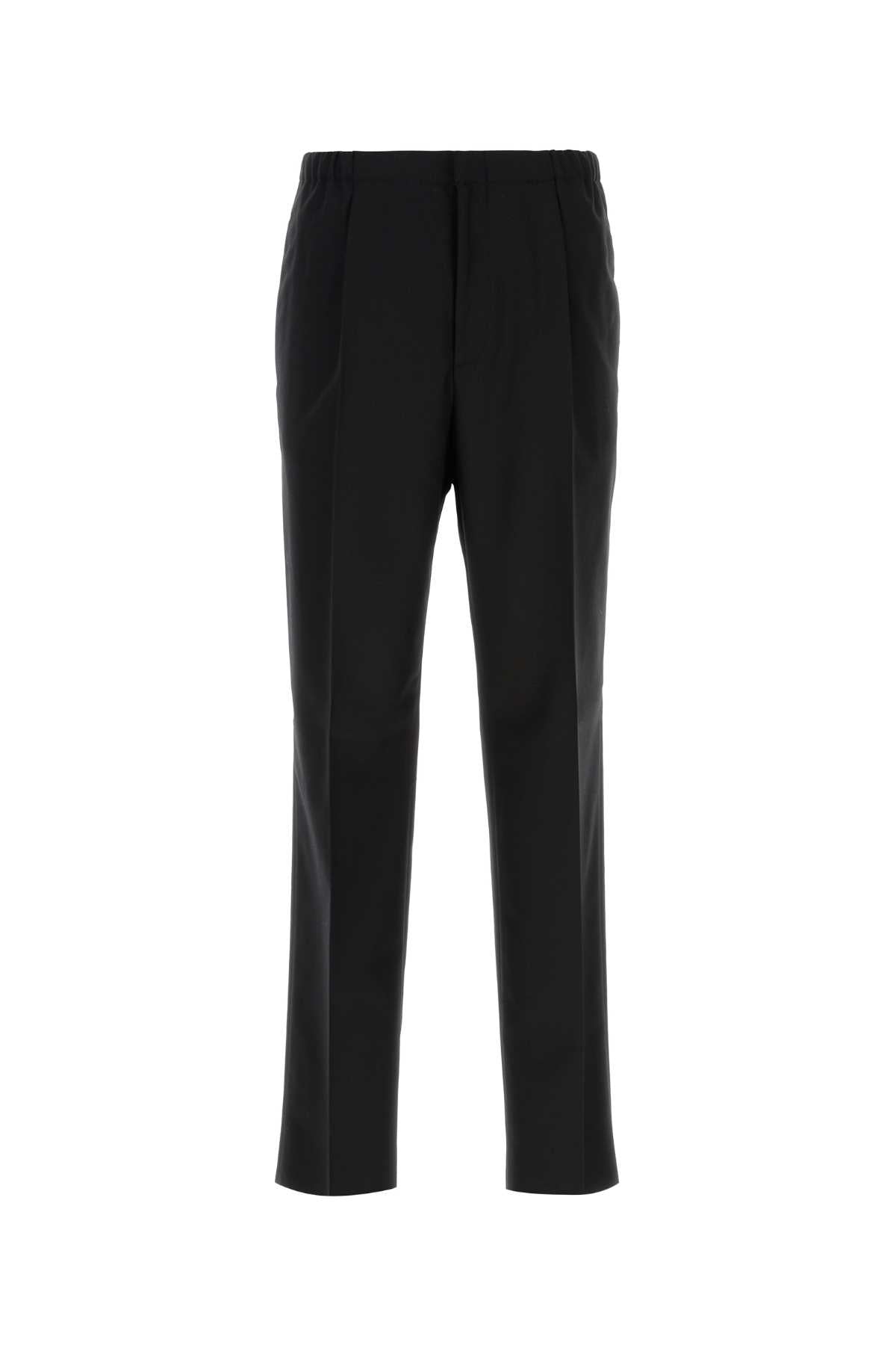 Fendi Men Black Wool Pant FENDI