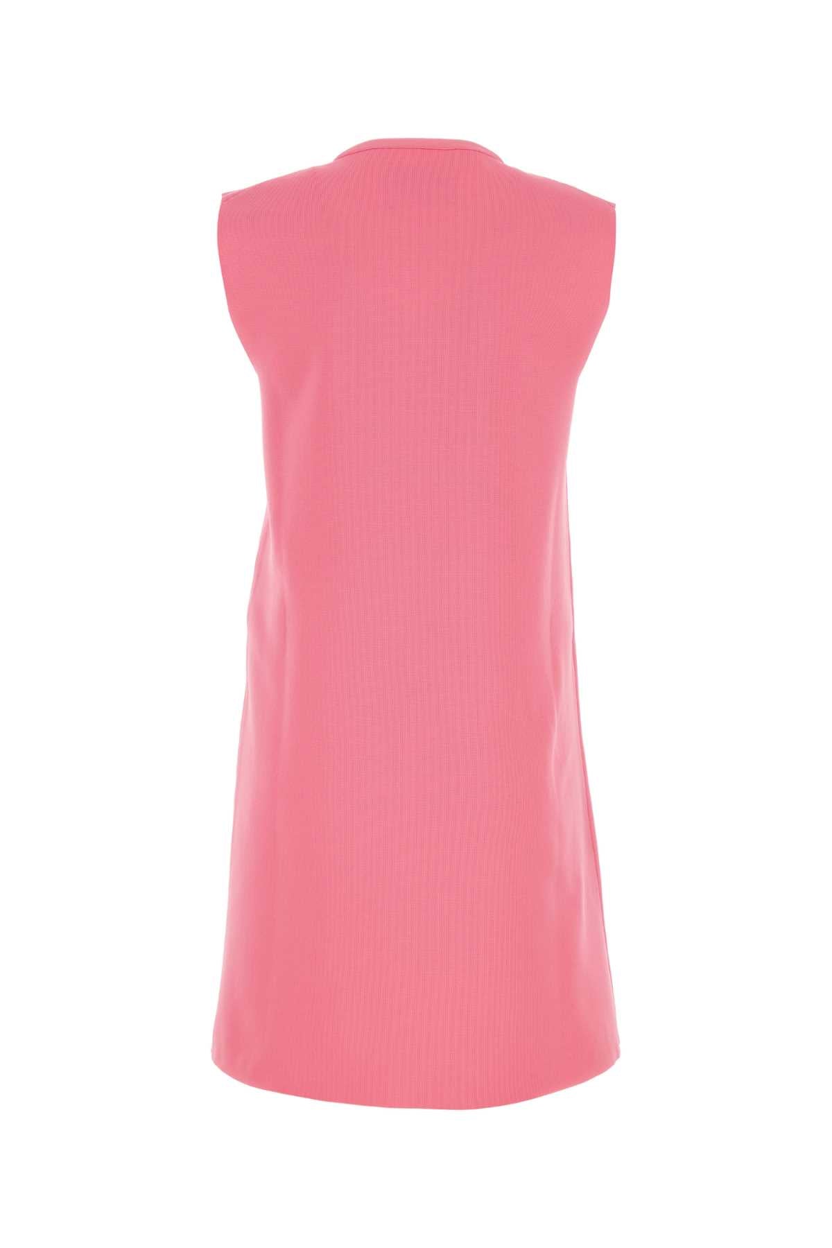 Jil Sander Women Fluo Pink Polyester Mini Dress JIL SANDER