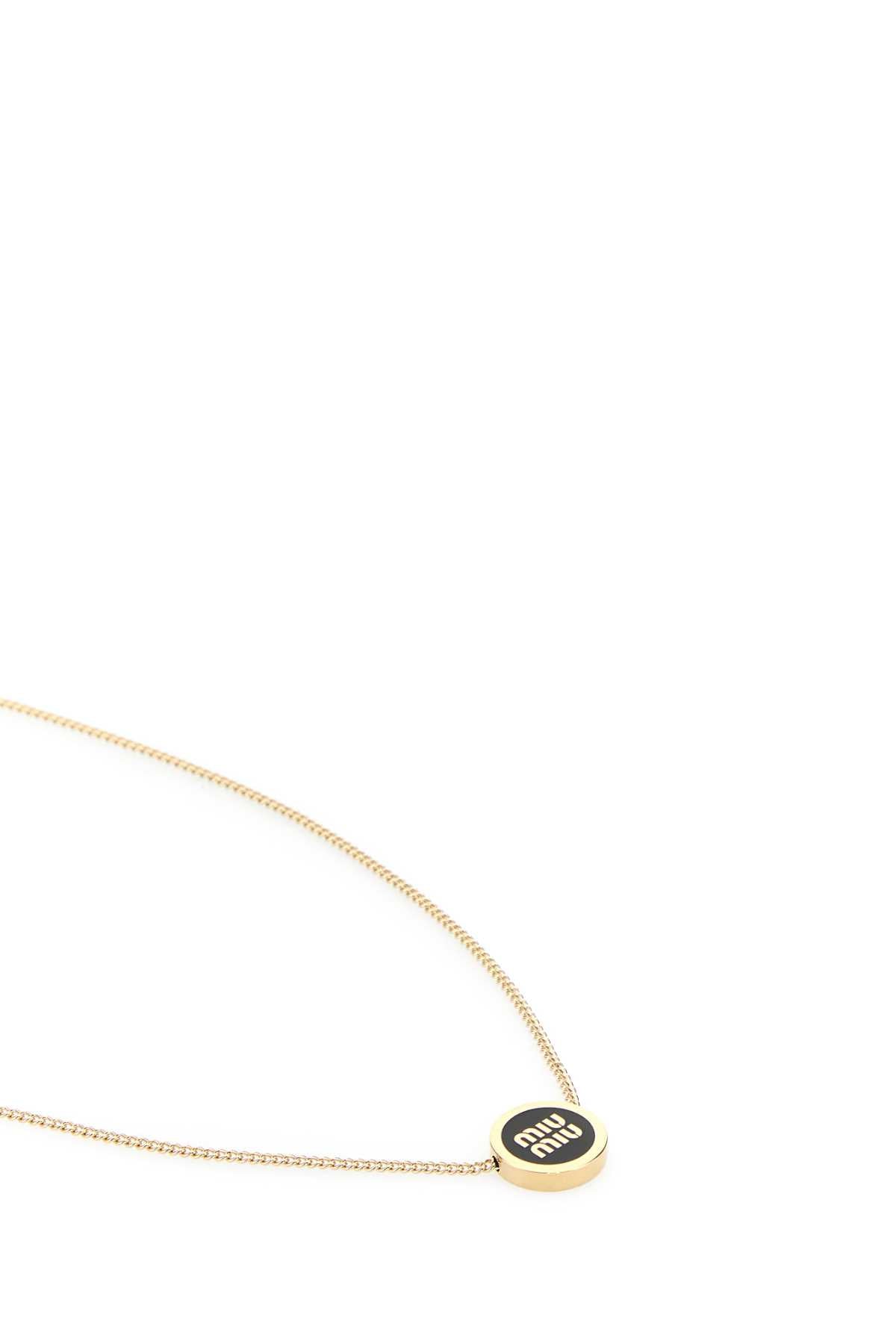 Miu Miu Women Gold Metal Necklace MIU MIU