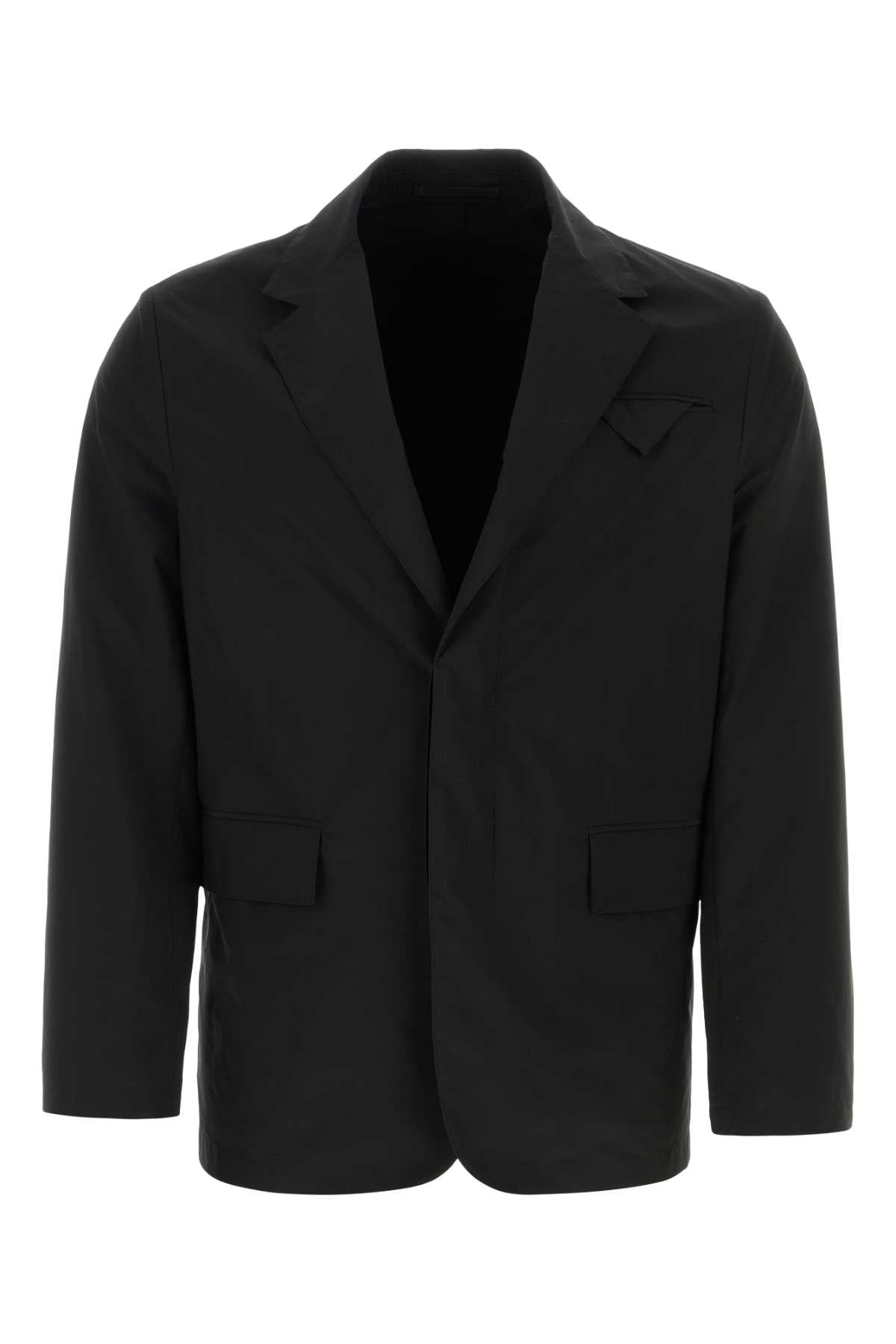 Prada Men Black Polyester And Nylon Blazer PRADA