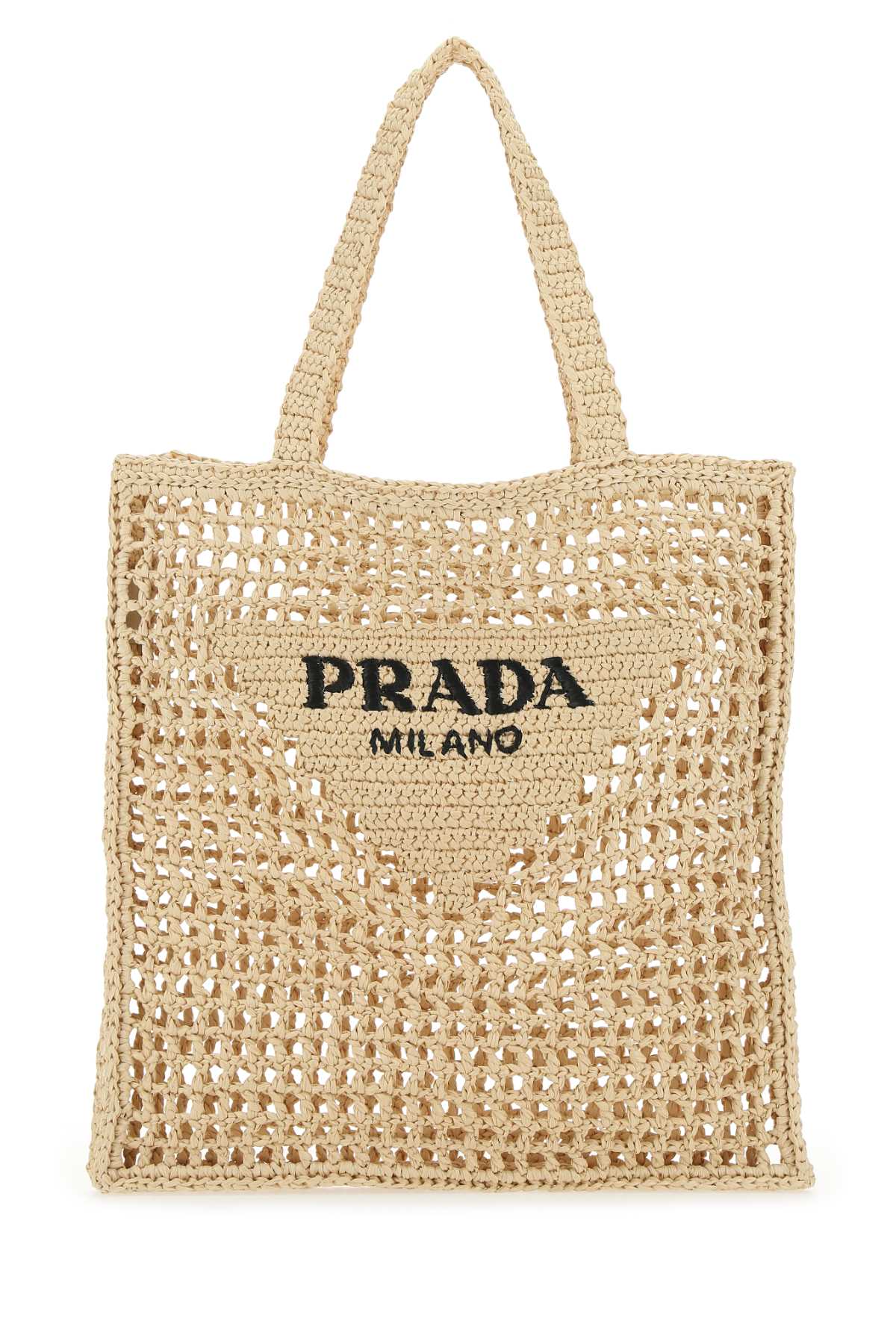 Prada Women Raffia Shopping Bag PRADA
