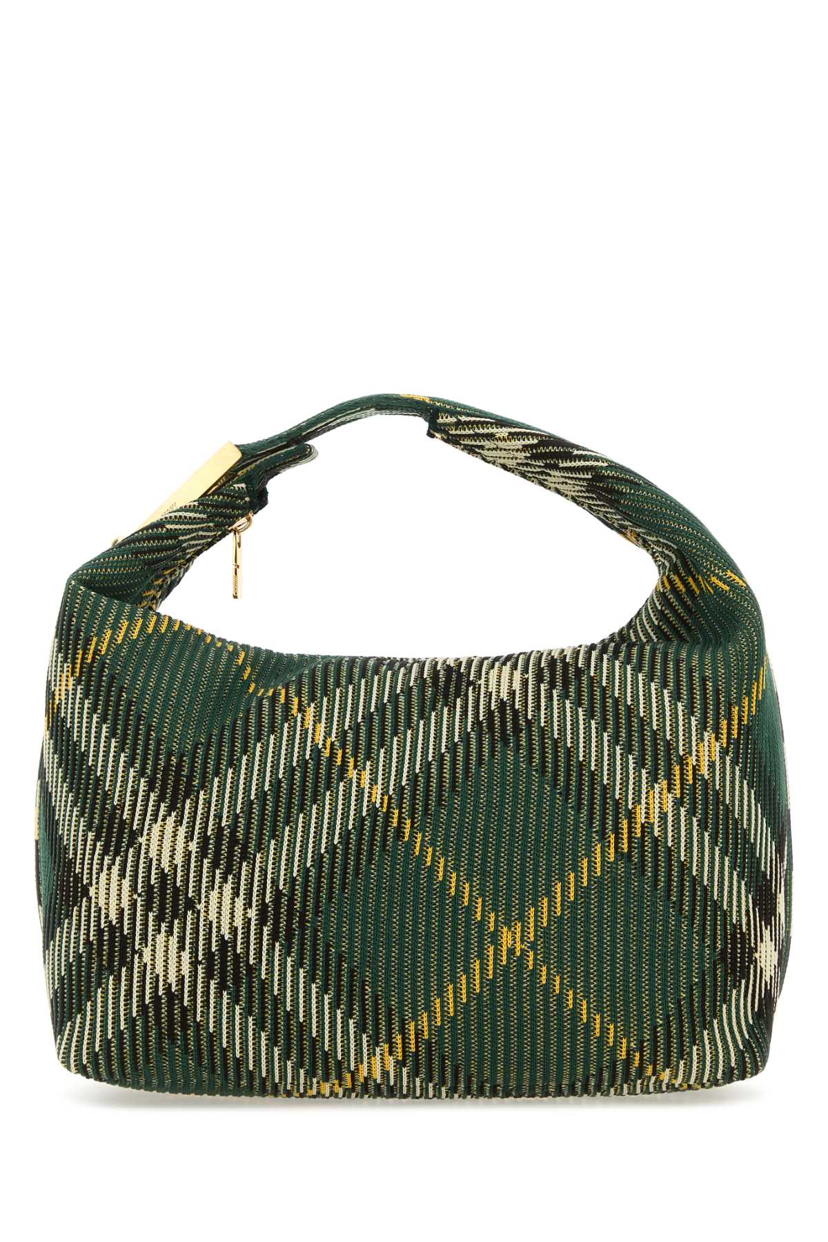 Burberry Women Embroidered Nylon Medium Peg Handbag BURBERRY