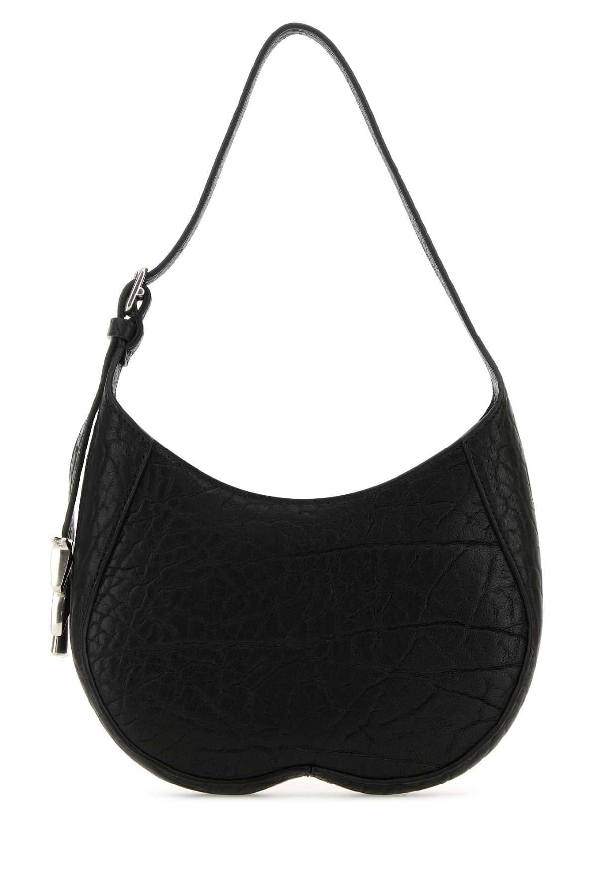 Burberry Women Black Leather Small Chess Shoulder Bag BURBERRY