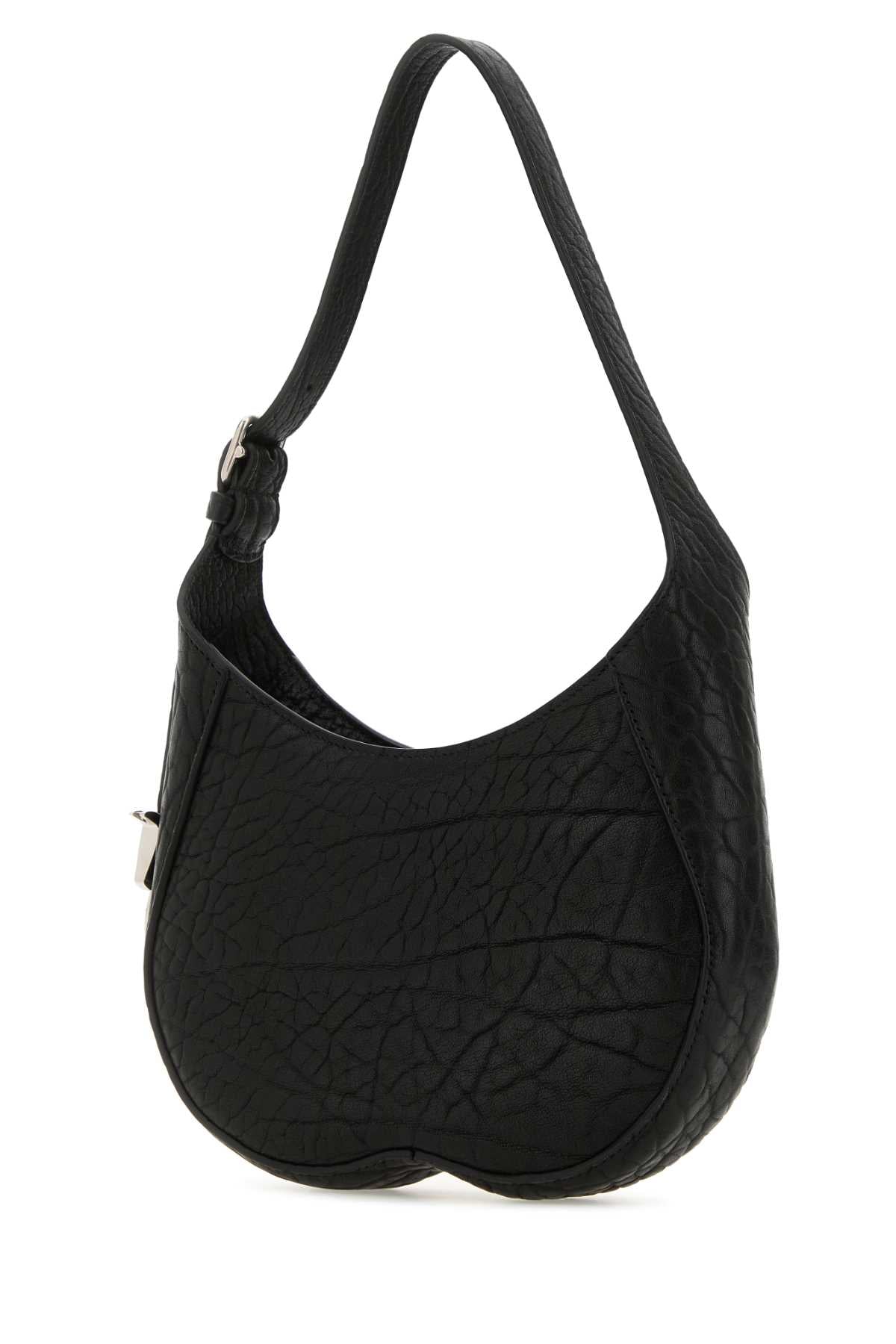 Burberry Women Black Leather Small Chess Shoulder Bag BURBERRY