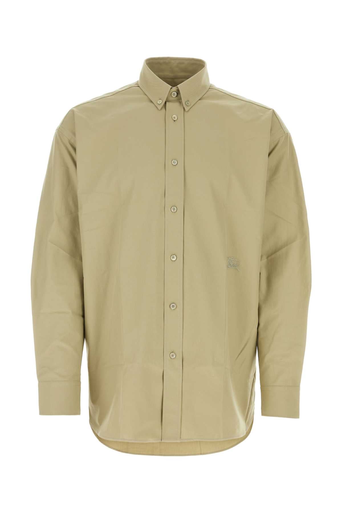 Burberry Men Army Green Oxford Shirt BURBERRY